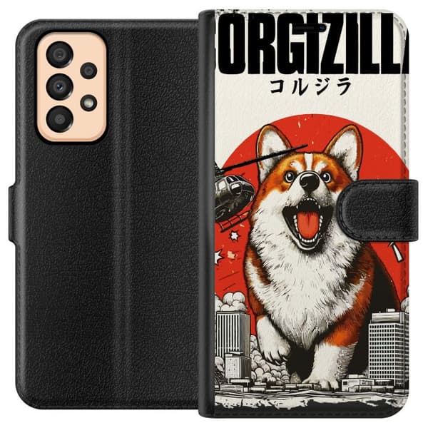 Kompatibelt Plånboksfodral till Samsung Galaxy A33 5G Corgizilla