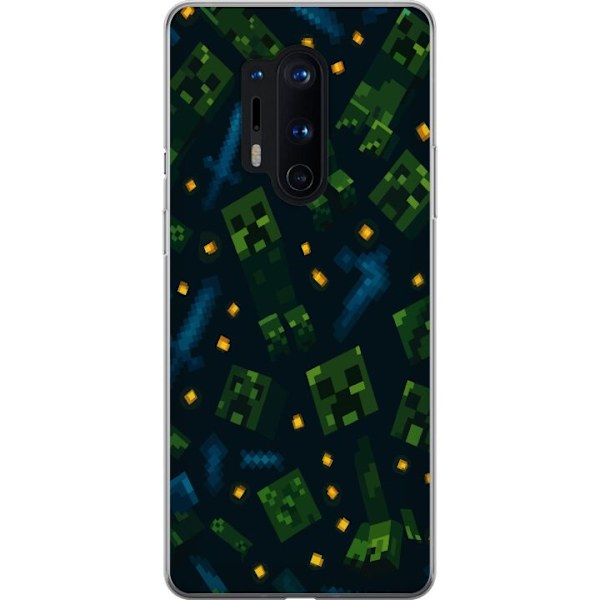 OnePlus 8 Pro Läpinäkyvä kuori Minecraft Dungeons Mob