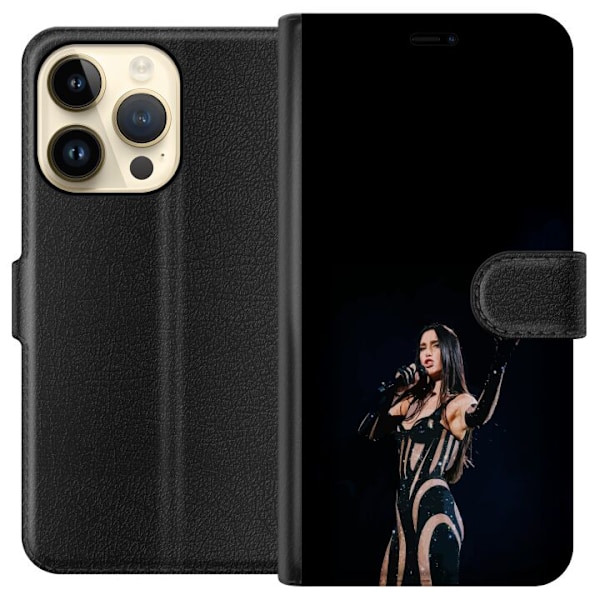 Apple iPhone 15 Pro Plånboksfodral Dua Lipa – Pop Star Aesthetic