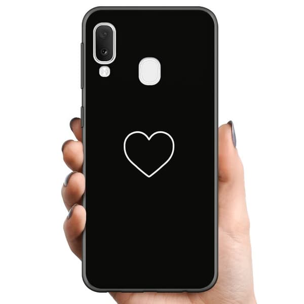 Kompatibelt Mobildeksel til Samsung Galaxy A20e Hjerte