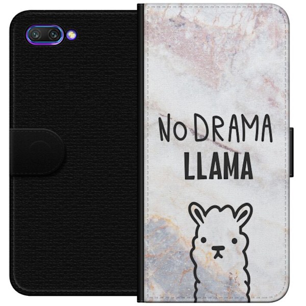 Honor 10 Tegnebogsetui Llama Marmor
