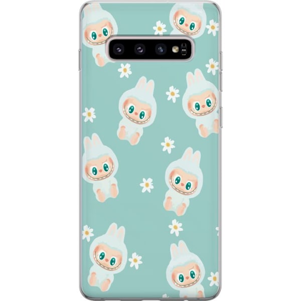 Samsung Galaxy S10+ Gjennomsiktig deksel Labubu Candy Vibes
