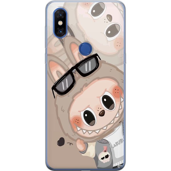 Xiaomi Mi Mix 3 Läpinäkyvä kuori Labubu Rainbow Chaos