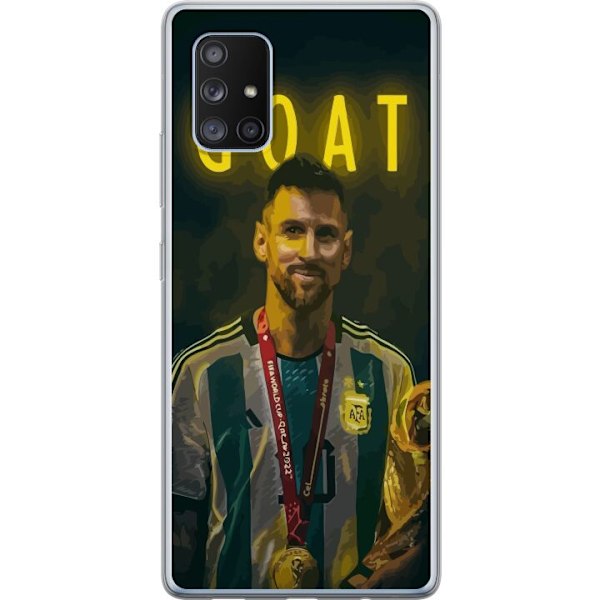 Samsung Galaxy A71 5G Läpinäkyvä kuori Vuohi Messi