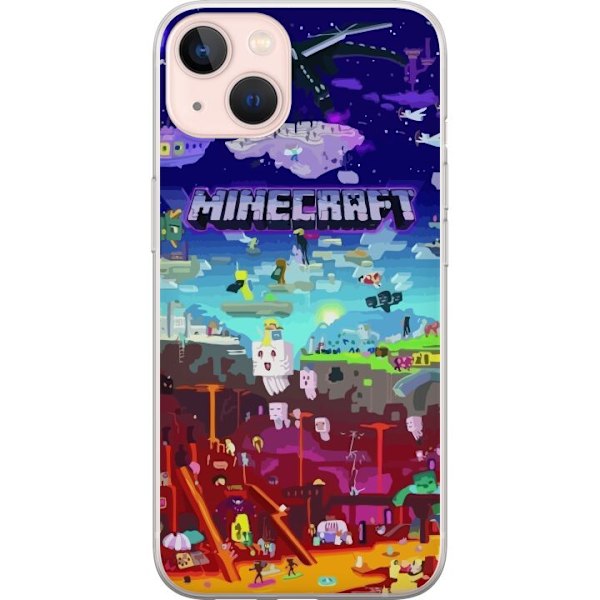 Apple iPhone 13 Läpinäkyvä kuori Minecraft