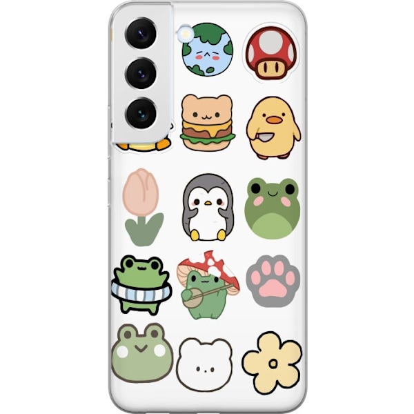 Samsung Galaxy S22+ 5G Gjennomsiktig deksel Kawaii Friends
