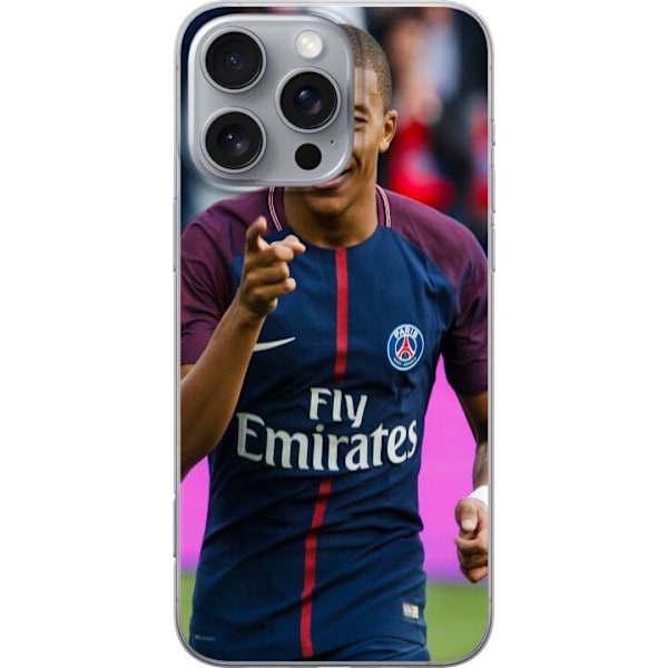 Apple iPhone 16 Pro Max Gennemsigtig cover Kylian Mbappé