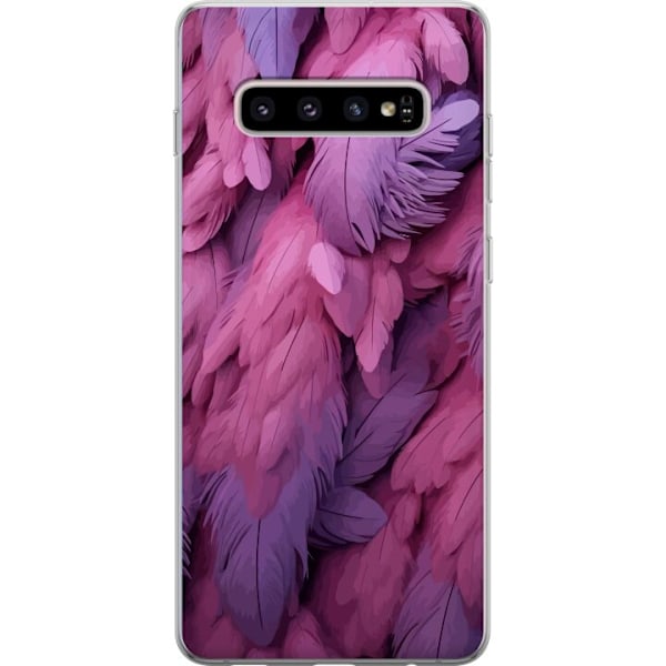 Samsung Galaxy S10+ Läpinäkyvä kuori Sulat