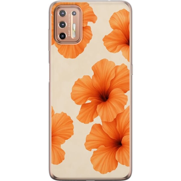 Motorola Moto G9 Plus Genomskinligt Skal Papaya Punch