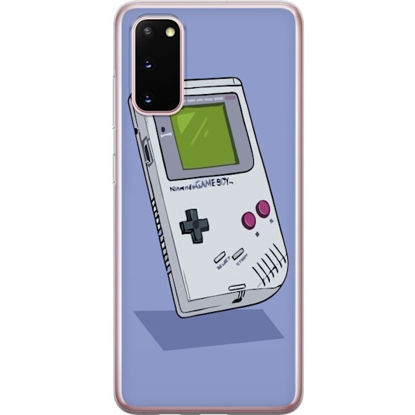 Samsung Galaxy S20 Gennemsigtig cover Game Boy Lilla