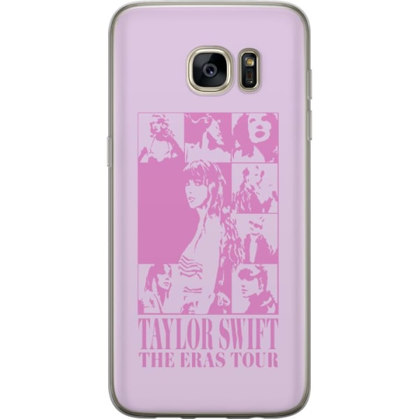 Samsung Galaxy S7 edge Genomskinligt Skal Taylor Swift - Pink