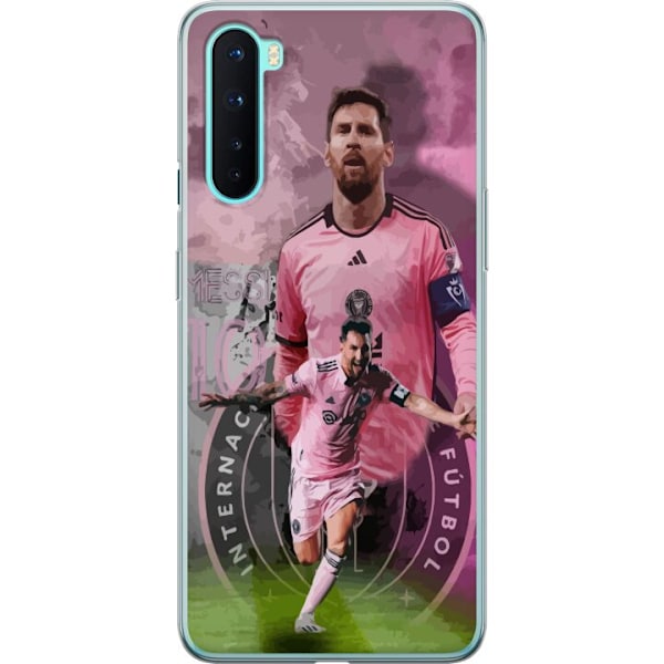 OnePlus Nord Gennemsigtig cover Messi