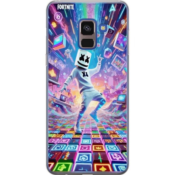 Samsung Galaxy A8 (2018) Genomskinligt Skal Fortnite