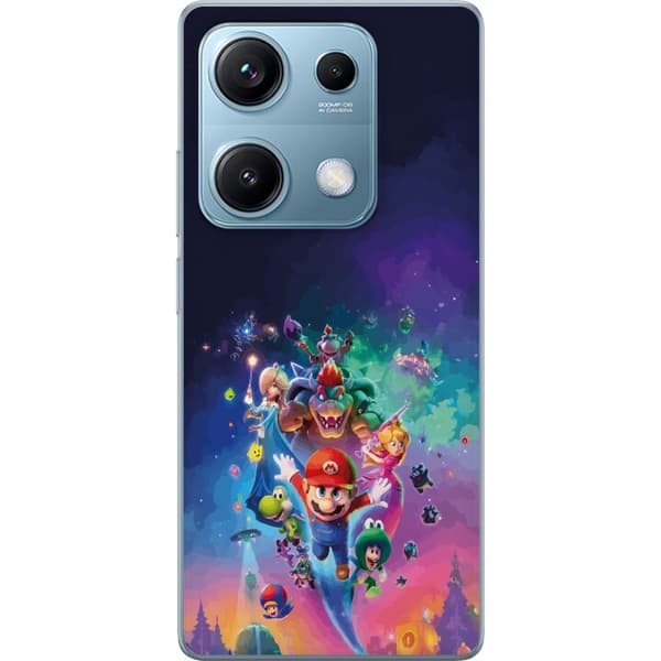 Kompatibelt Mobildeksel til Xiaomi Redmi Note 14S GSuper Mario flerfarget