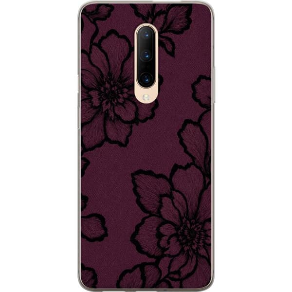 Kompatibelt Mobildeksel til OnePlus 7 Pro Bjørnebærblomst lila
