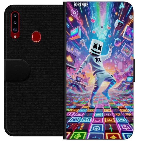 Kompatibelt Plånboksfodral till Samsung Galaxy A20s Fortnite