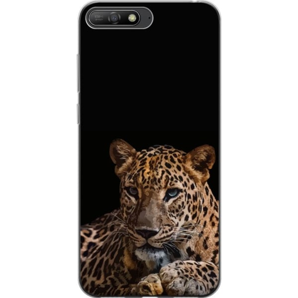 Huawei Y6 (2018) Gjennomsiktig deksel Leopard