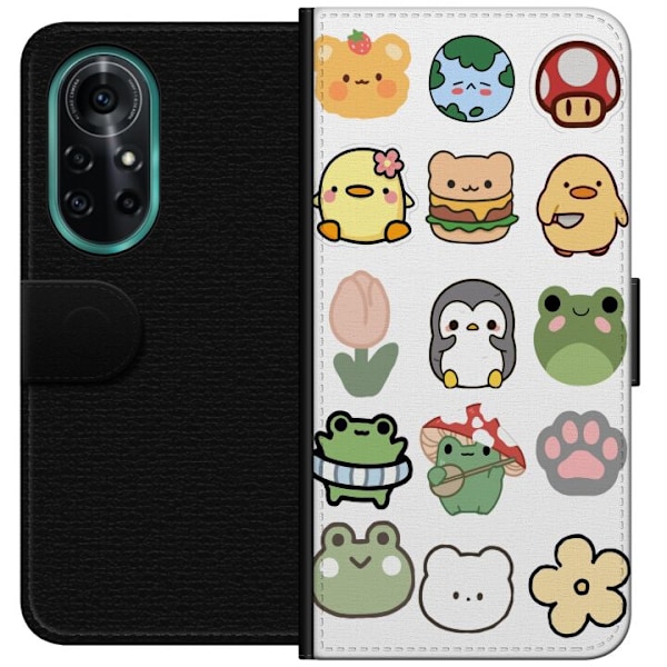 Huawei nova 8 Pro Plånboksfodral Kawaii Friends – söta figurer i japansk stil