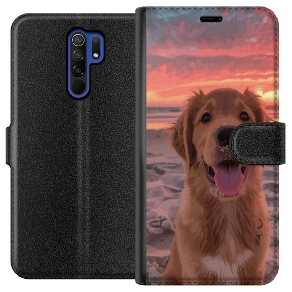 Xiaomi Redmi 9 Lommeboketui Hund