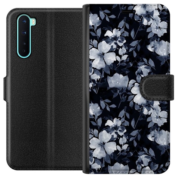 OnePlus Nord Tegnebogsetui Blomster