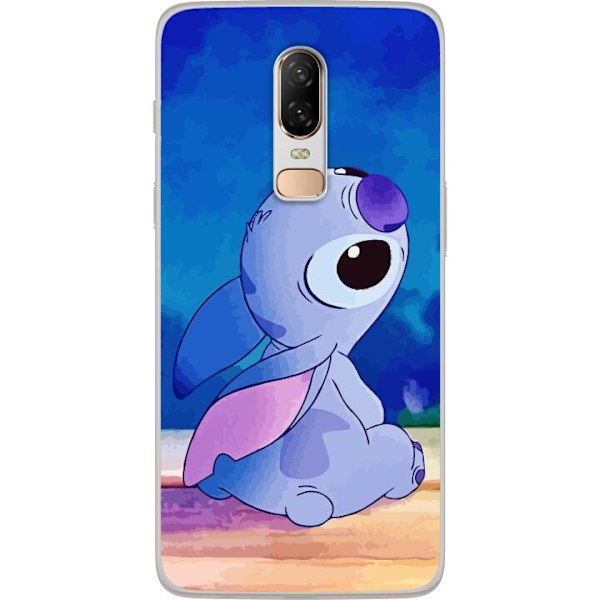 OnePlus 6 Genomskinligt Skal Stitch