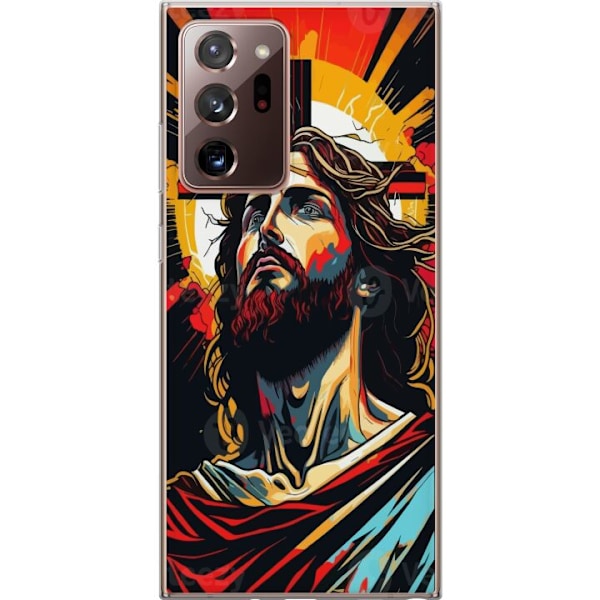 Samsung Galaxy Note20 Ultra Läpinäkyvä kuori Jeesus ja Kort