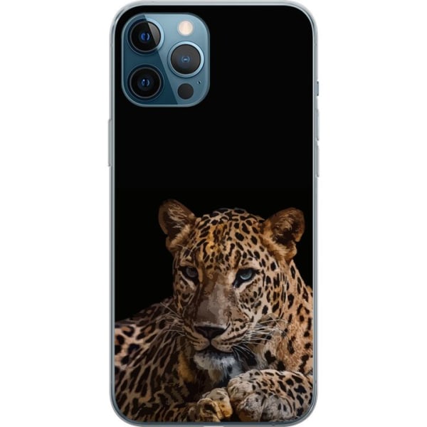 Apple iPhone 12 Pro Max Läpinäkyvä kuori Leopard