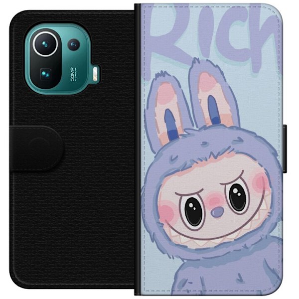 Xiaomi Mi 11 Pro Lommeboketui Blå Kanin Labubu
