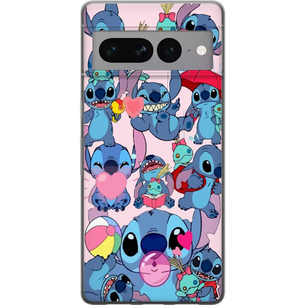 Google Pixel 7 Pro Läpinäkyvä kuori Stitch