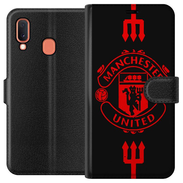 Samsung Galaxy A20e Plånboksfodral ManchesterUnited