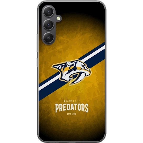 Samsung Galaxy A16 5G Genomskinligt Skal Nashville Predators (