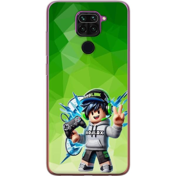 Kompatibelt Mobildeksel til Xiaomi Redmi Note 9 Spelande avatarfigur grønn