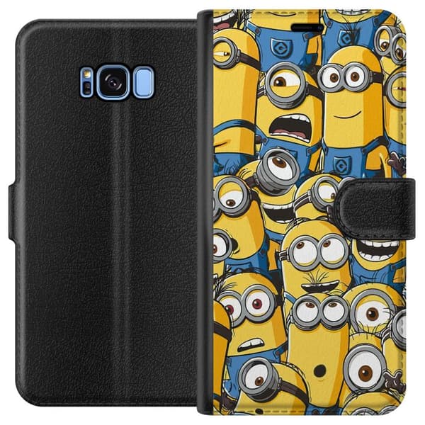 Kompatibelt Plånboksfodral till Samsung Galaxy S8 Minions
