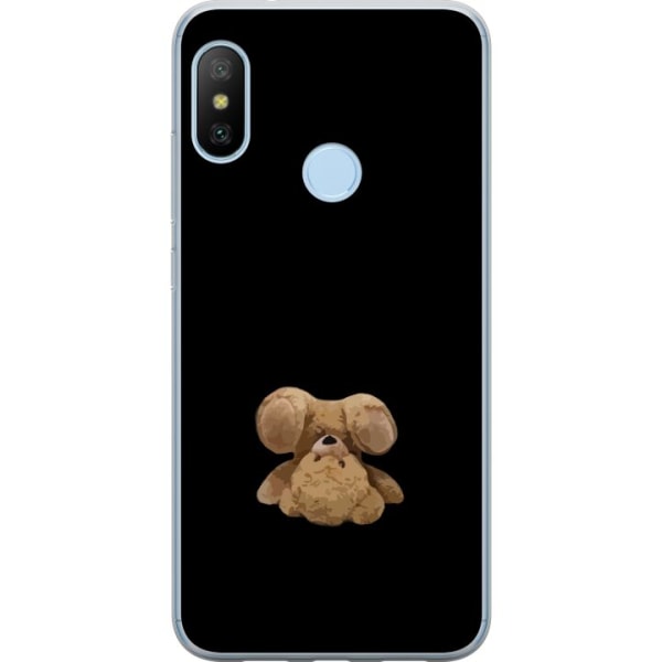 Xiaomi Mi A2 Lite Gennemsigtig cover Op og ned bjørn