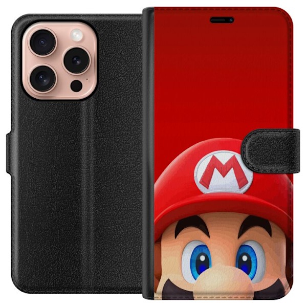 Apple iPhone 16 Pro Lommeboketui Super Mario