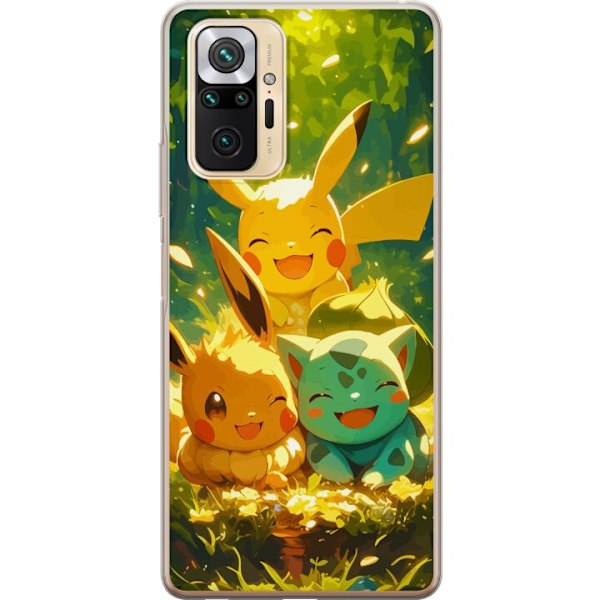 Xiaomi Redmi Note 10 Pro Gennemsigtig cover Pixelmonster spill