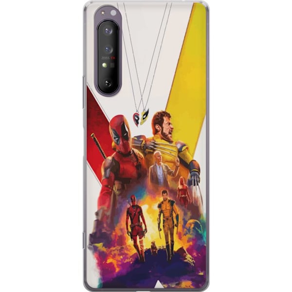 Sony Xperia 1 II Genomskinligt Skal Wolverine Deadpool