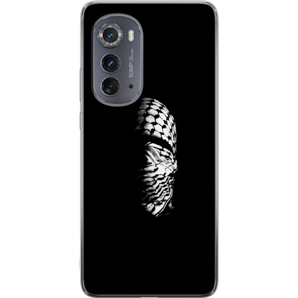 Motorola Edge (2022) Läpinäkyvä kuori Keffiyeh-kuviointi -