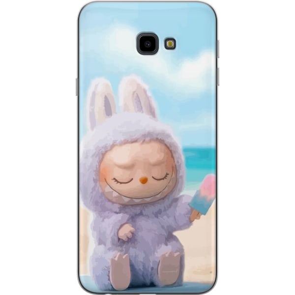 Samsung Galaxy J4+ Läpinäkyvä kuori Labubu Vaaleanpunainen