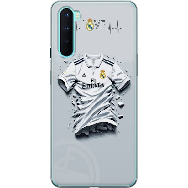 OnePlus Nord Läpinäkyvä kuori Real Madrid