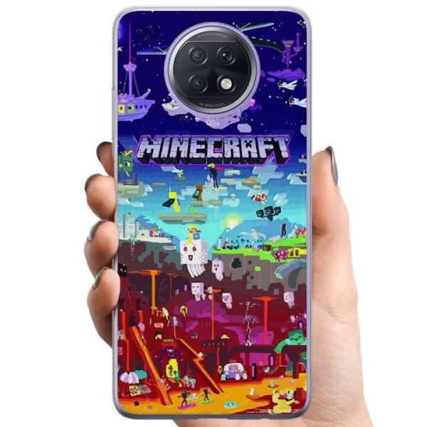 Xiaomi Redmi Note 9T TPU Mobilcover MineCraft