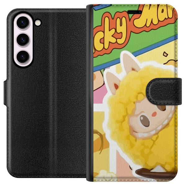 Samsung Galaxy S23+ Lompakkokotelo Labubu Wacky Mart Pop Mart -sarjan keräilyfiguuri Söpö Muotoilu Suosittu Teemalelu Sarja Luova Taidelelu