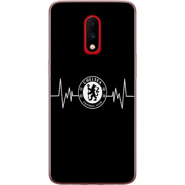 OnePlus 7 Läpinäkyvä kuori Chelsea F.C.