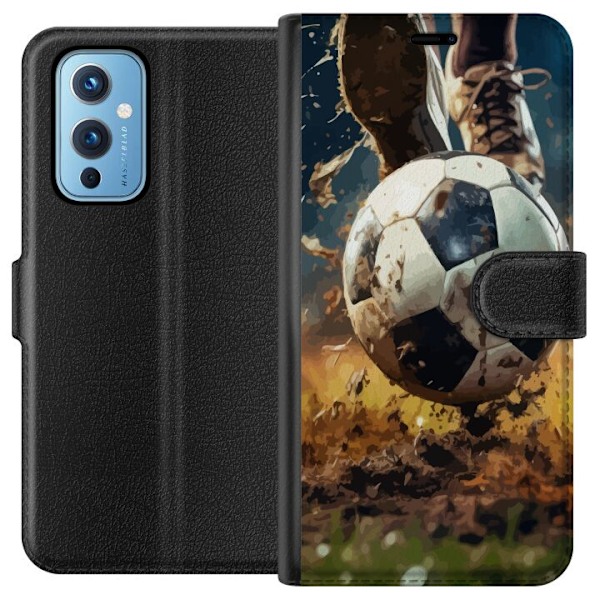 OnePlus 9 Lommeboketui Fotball