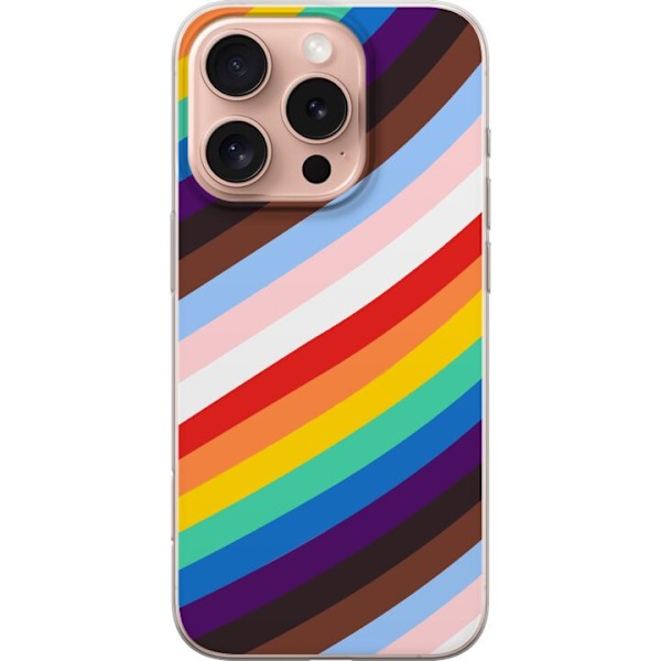 Apple iPhone 16 Pro Läpinäkyvä kuori Pride