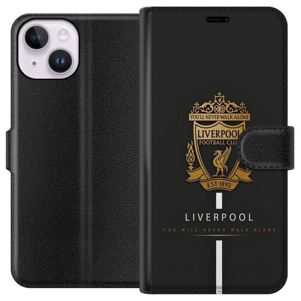 Kompatibel Tegnebogsetui til Apple iPhone 14 Liverpool