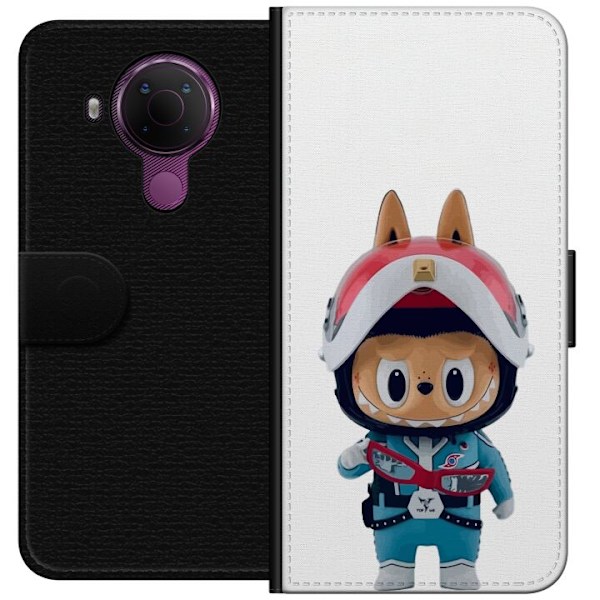 Nokia 5.4 Lompakkokotelo How2work Labubu hirviöt x Ultraman B