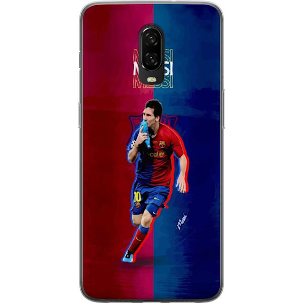 OnePlus 6T Genomskinligt Skal Messi