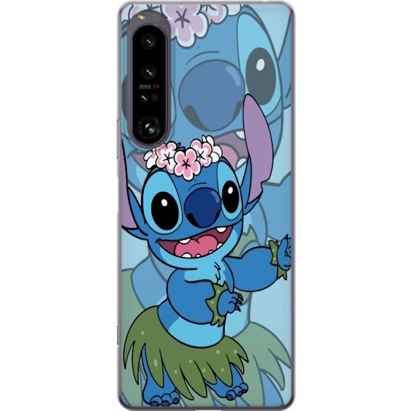 Sony Xperia 1 IV Läpinäkyvä kuori Stitch tähtien alla - Ta