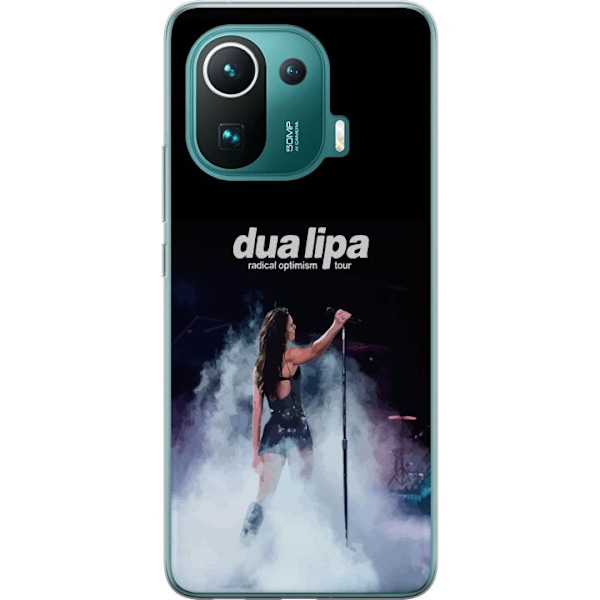 Xiaomi Mi 11 Pro Läpinäkyvä kuori Dua Lipa – Signature Looks & Vibes